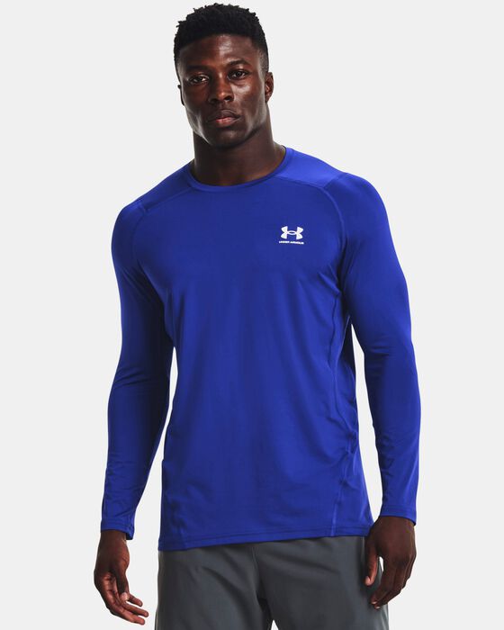 Men's HeatGear® Armour Fitted Long Sleeve image number 0
