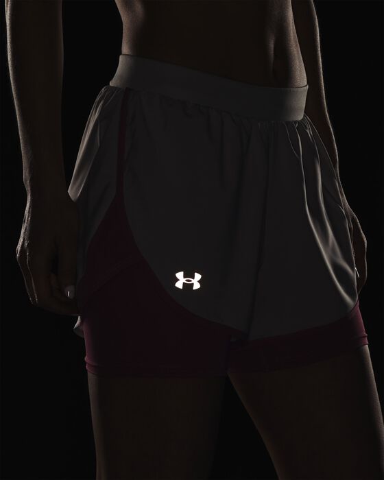 Women's UA Fly-By Elite 2-in-1 Shorts image number 4