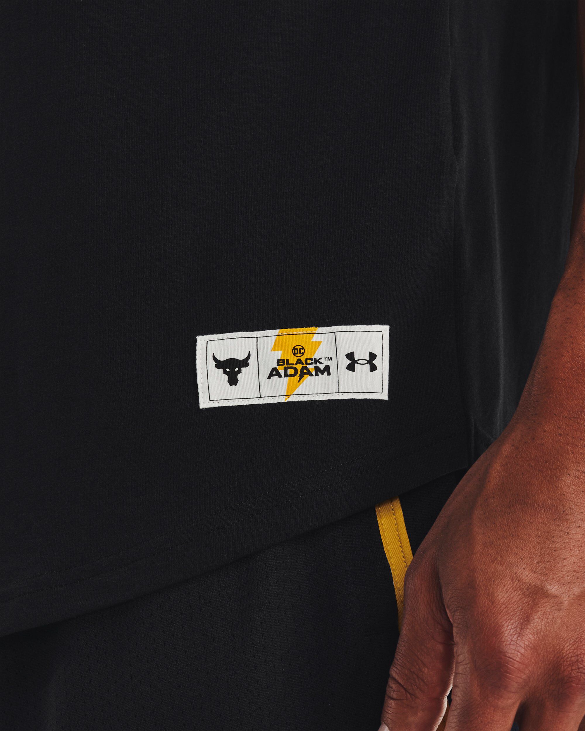 人気◆【UA ｘ Project Rock】Black Adam Graphic Short Sleeve Buy Men's Project Rock Black Adam Graphic Short Sleeve Black