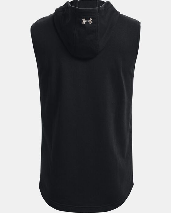 Men's Project Rock Terry Sleeveless Hoodie image number 5