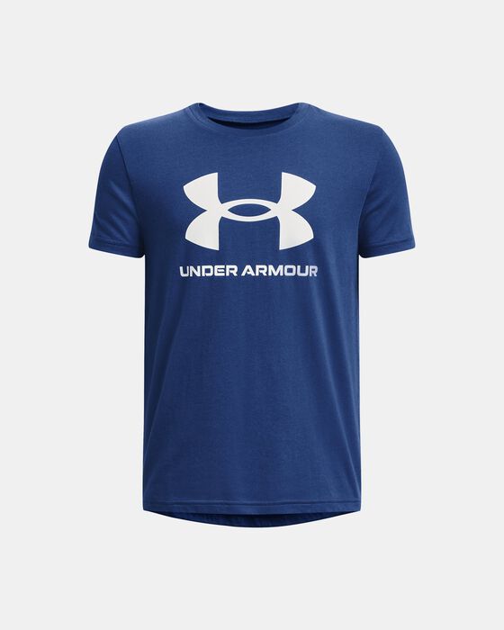 Boys' UA Sportstyle Logo Short Sleeve image number 0