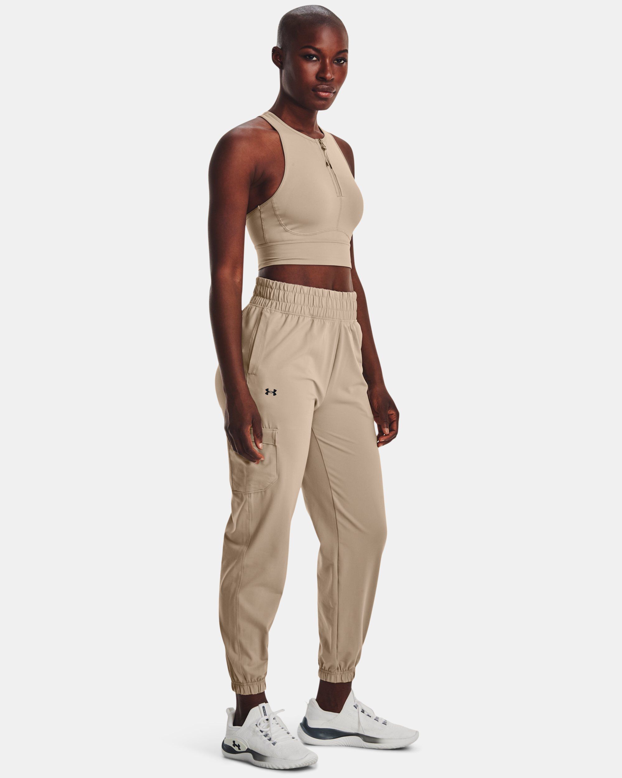 Womens tan cargo joggers hot sale