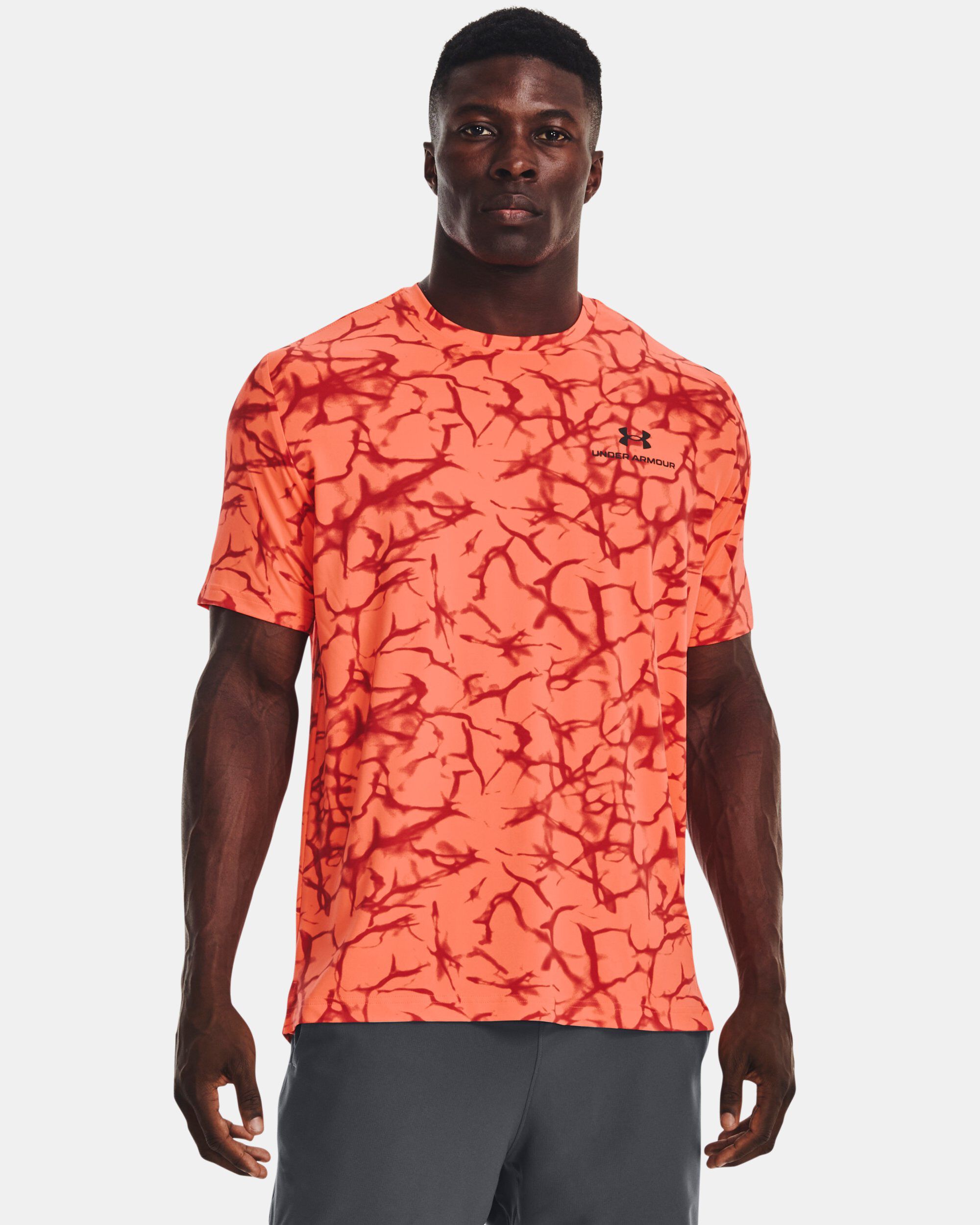 Orange camo shop nike shirt