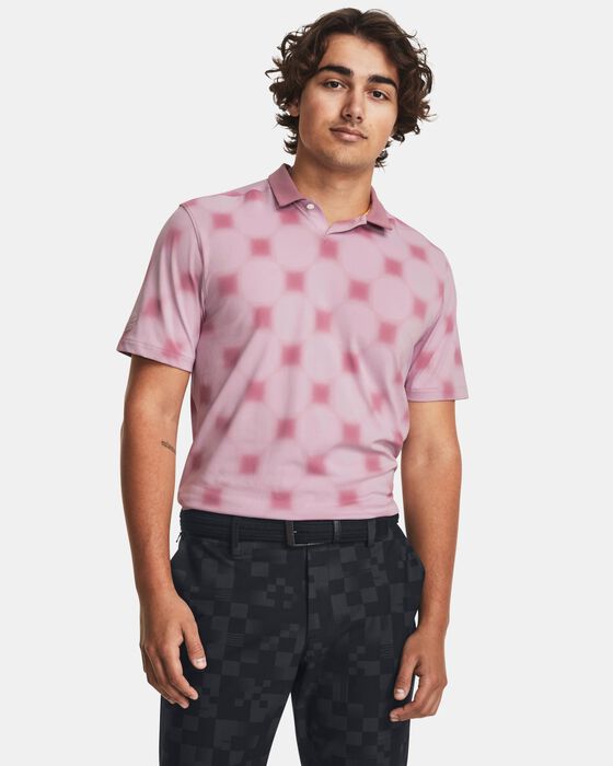 Men's Curry Printed Polo image number 0