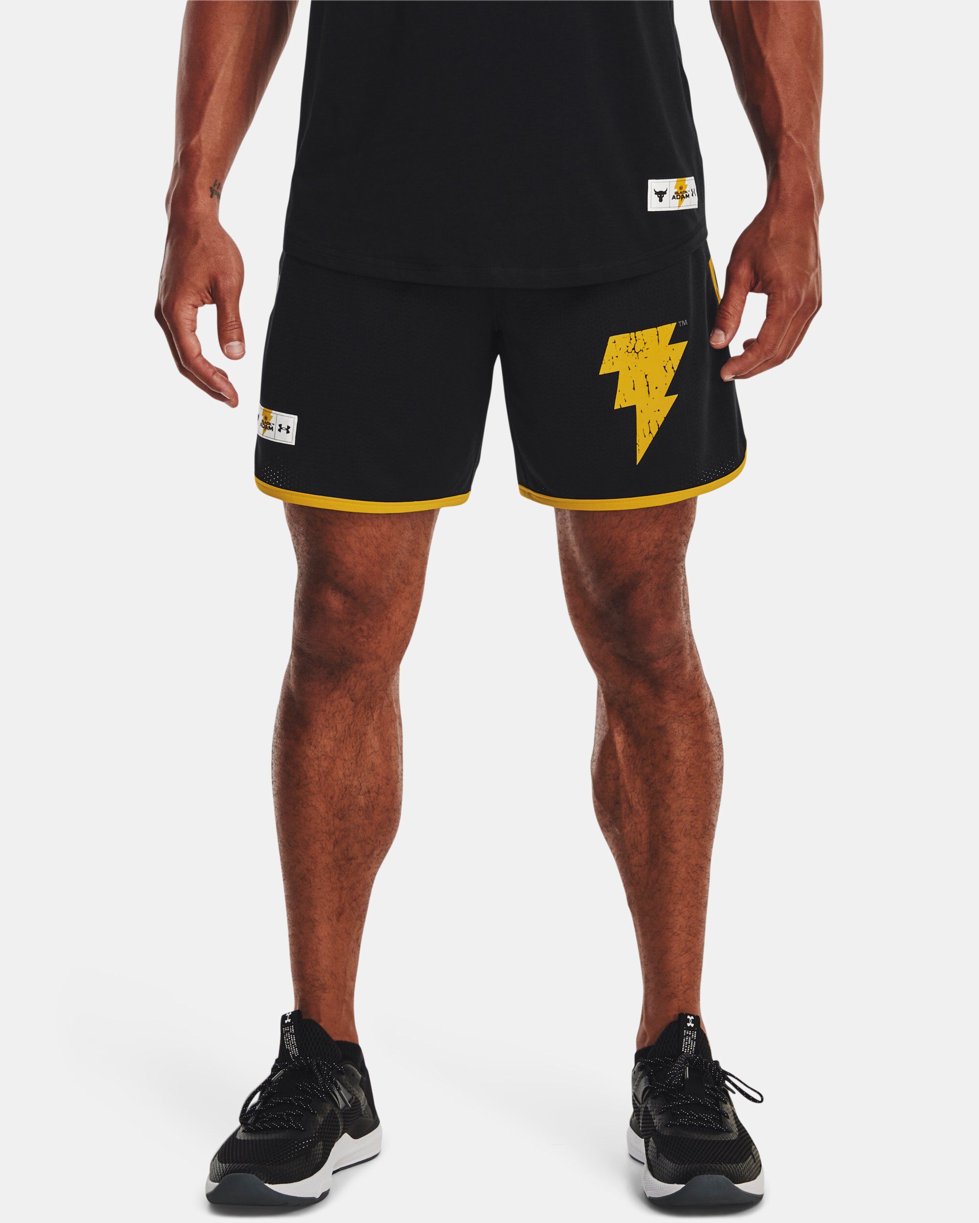 Black and gold under armour shorts cheap