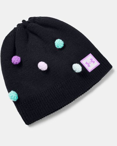 Girls' UA Multi Hair Pom Beanie