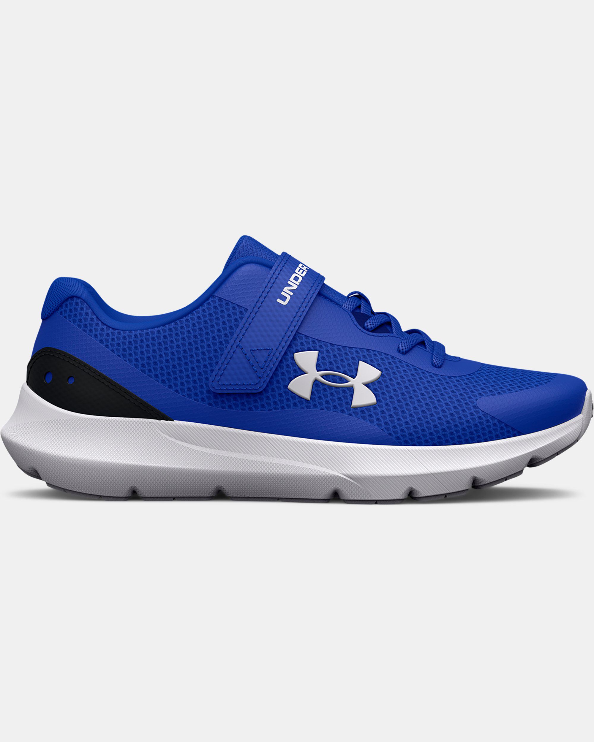 Buy Boys Pre School UA Surge 3 AC Running Shoes Blue in Dubai UAE Under Armour