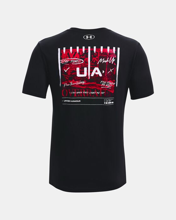 Men's UA Football Overrated T-Shirt image number 5