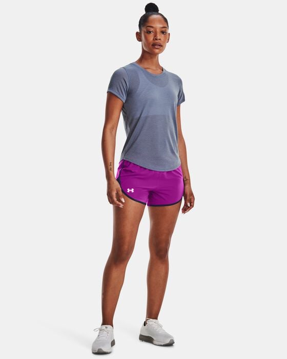 Women's UA Fly-By Elite 3'' Shorts image number 2