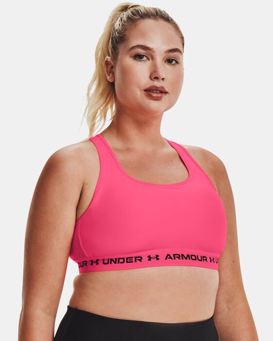 Women's Armour® Mid Crossback Sports Bra image number 4