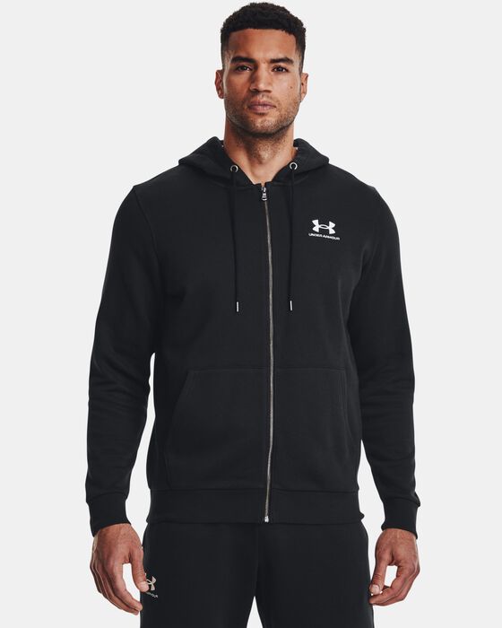 Men's UA Essential Fleece Full-Zip Hoodie image number 0