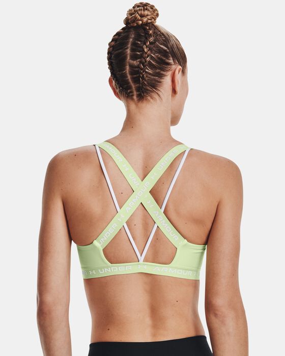 Women's UA Crossback Low Sports Bra image number 1