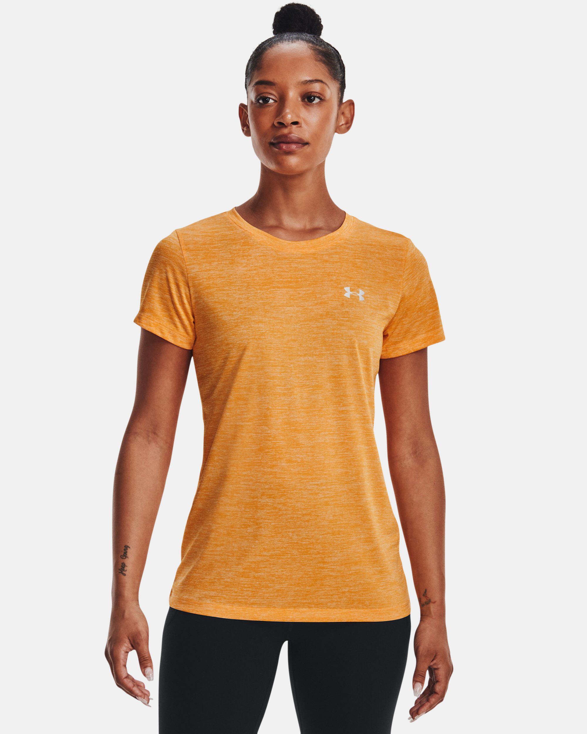 Orange t shirt women's clearance