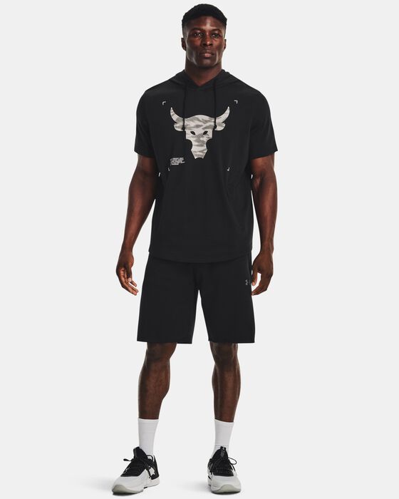 Men's Project Rock Terry Short Sleeve Hoodie image number 2