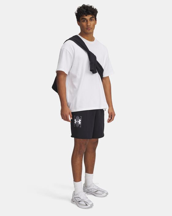 Men's UA Rival Terry Logo 8" Shorts Men's UA Rival Terry Logo 8" Shorts image number 2