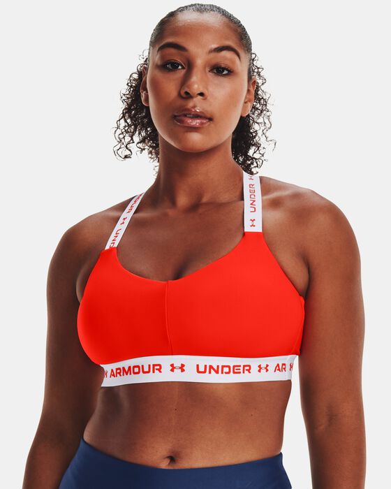 Women's UA Crossback Low Sports Bra image number 3