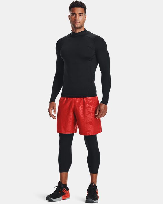 Men's HeatGear® Mock Long Sleeve image number 2