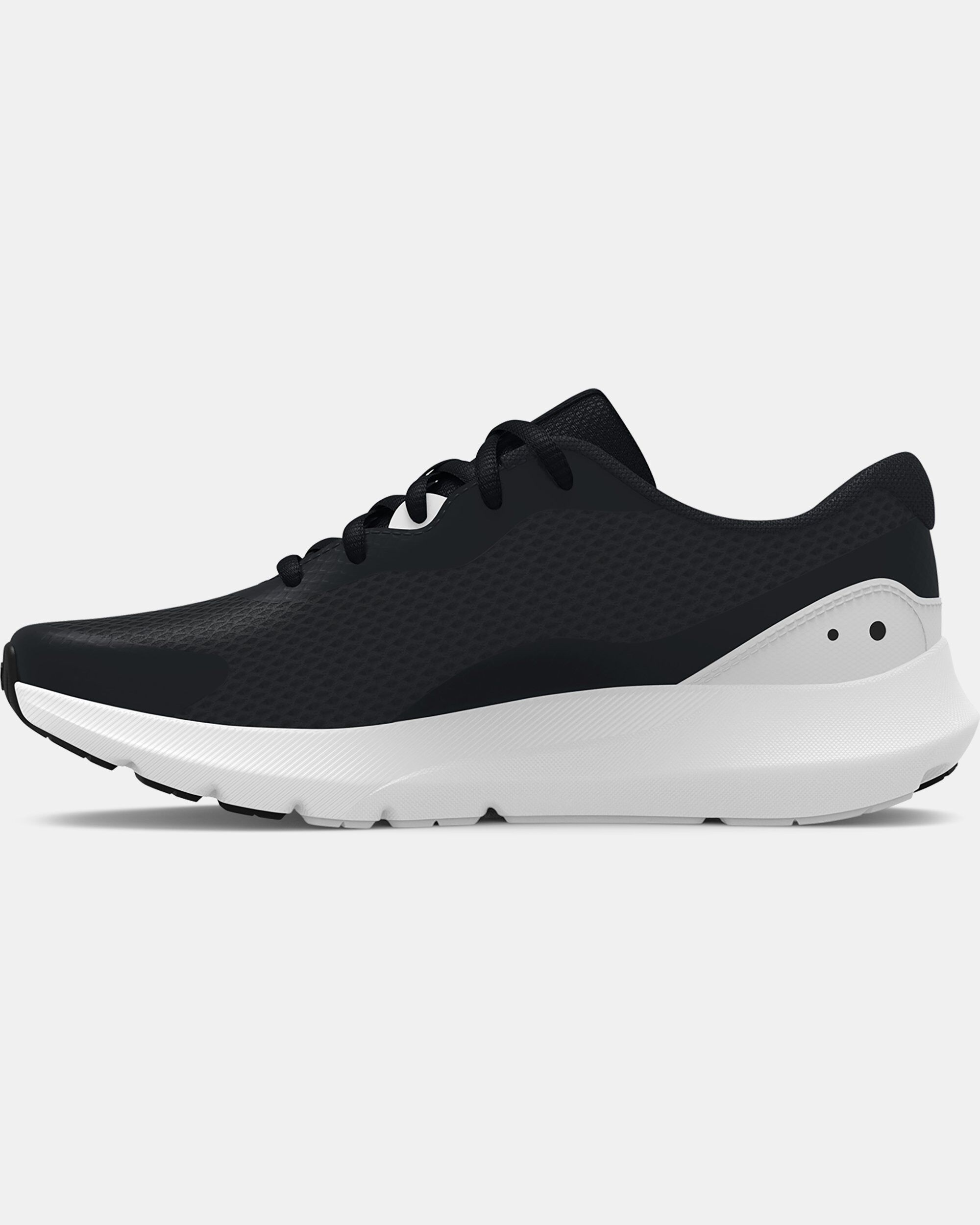 Boys black sale under armour shoes