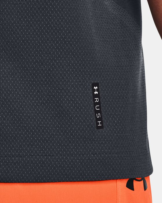 Men's UA RUSH™ Seamless Legacy Short Sleeve image number 3