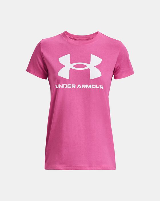 Women's UA Rival Logo Short Sleeve image number 4