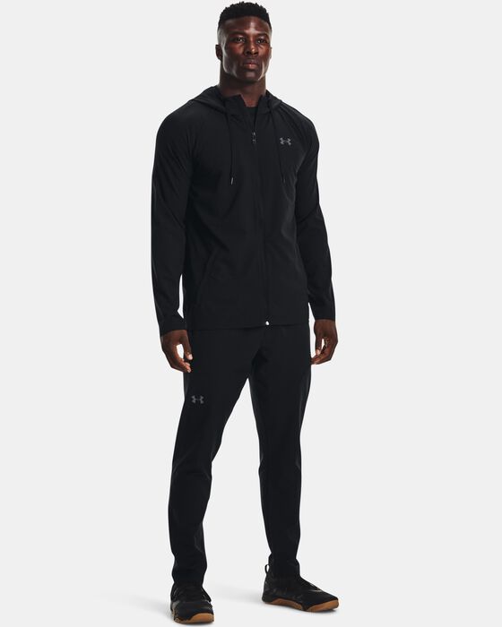 Men's UA Woven Perforated Windbreaker Jacket image number 2