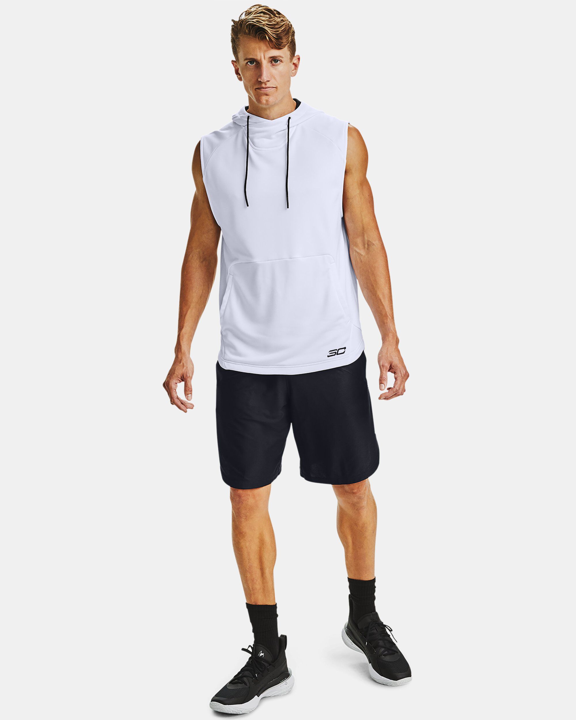 Under armour discount sleeveless hoodie