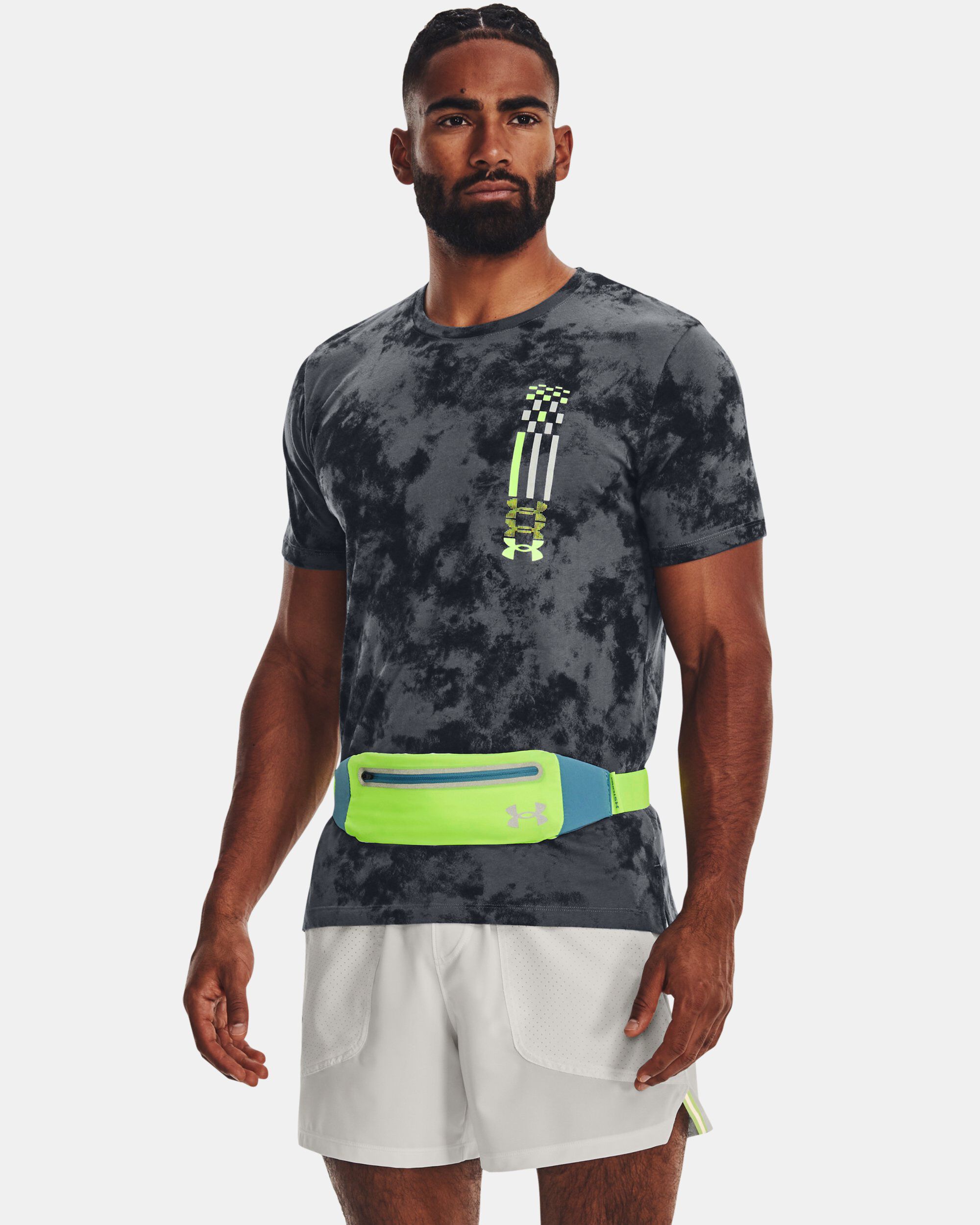 Buy UA Flex Speedpocket Run Belt Green in Dubai UAE Under Armour