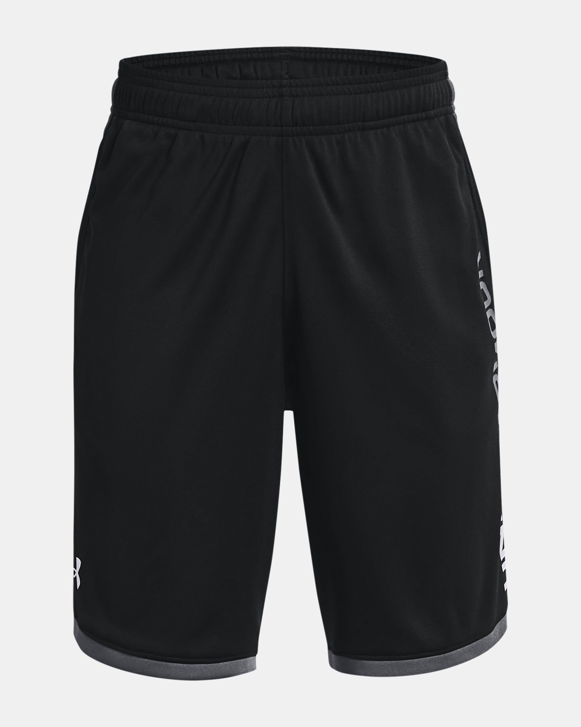Boys black under armour shorts outlet