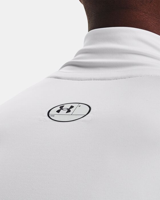 Men's HeatGear® Mock Long Sleeve image number 3
