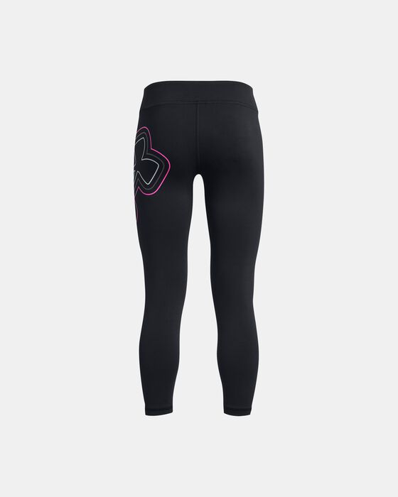 Girls' UA Motion Branded Ankle Leggings image number 1