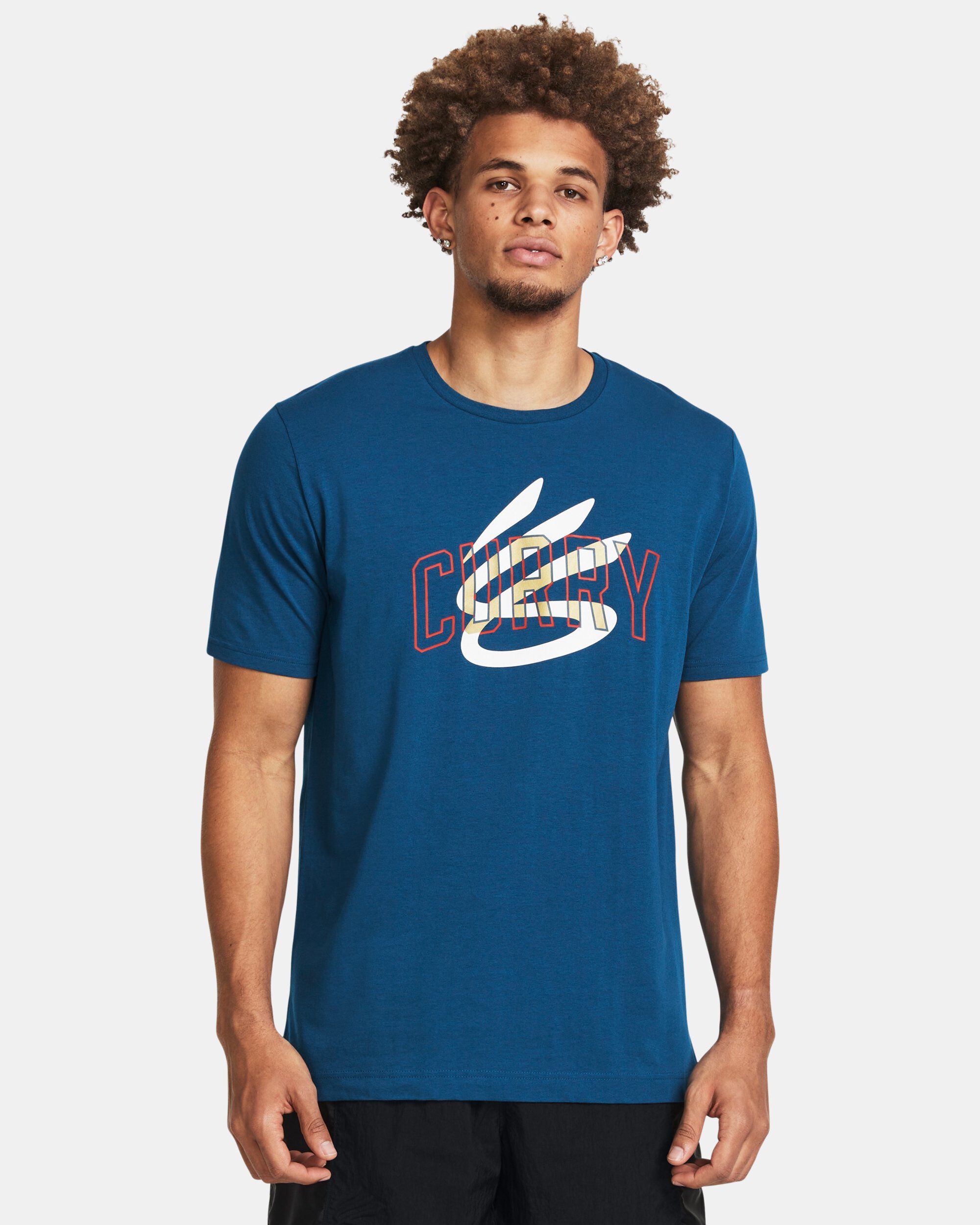 Under Armour Men s Curry Champ Mindset T Shirt Blue in Dubai UAE