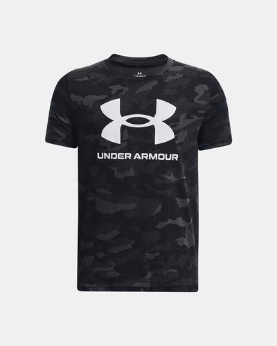 Boys' UA Sportstyle Logo Printed Short Sleeve