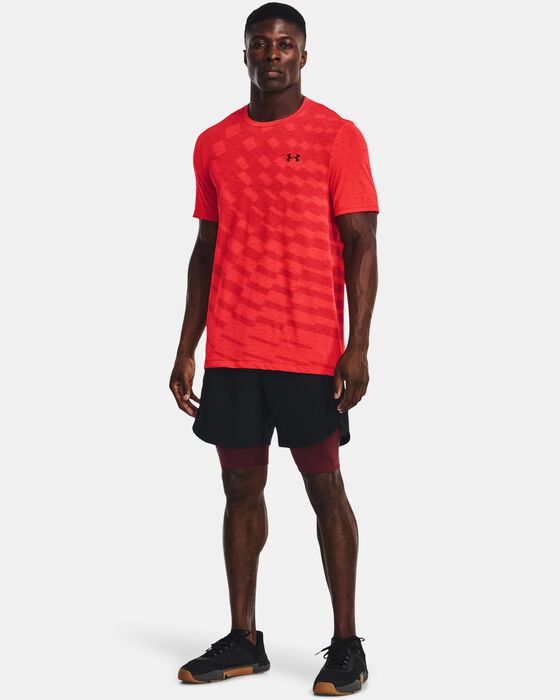 Men's UA Seamless Radial Short Sleeve image number 2