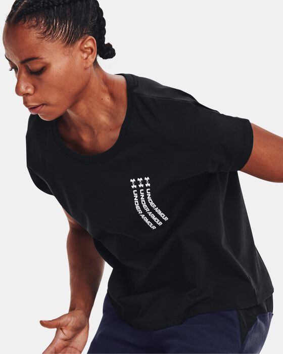 Women's UA Repeat Wordmark Graphic T-Shirt image number 2