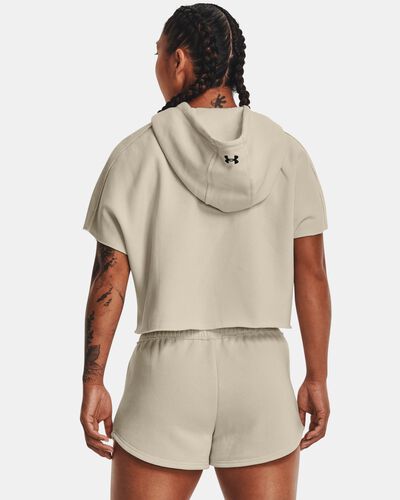 Women's Project Rock Fleece Short Sleeve Hoodie