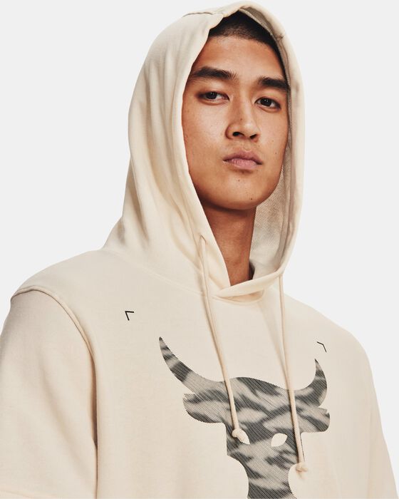 Men's Project Rock Terry Short Sleeve Hoodie image number 3