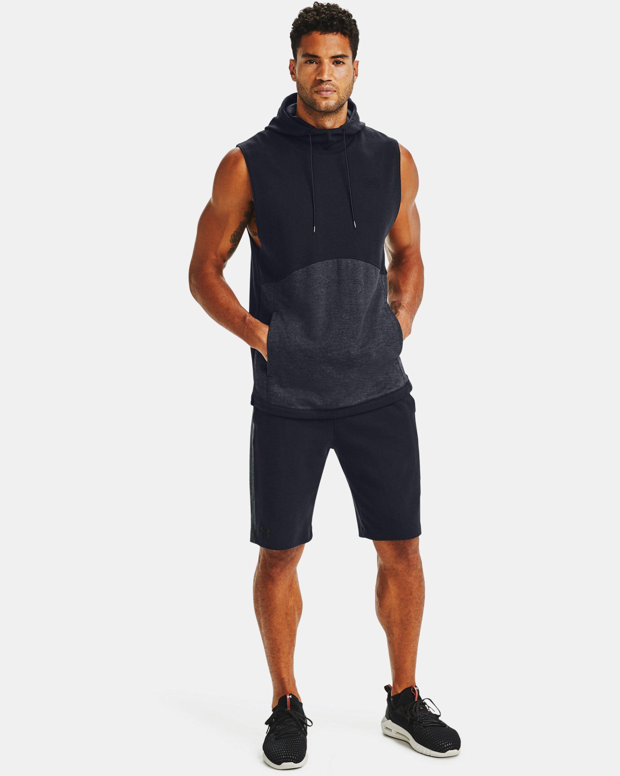 Men's ua double knit sleeveless hoodie outlet