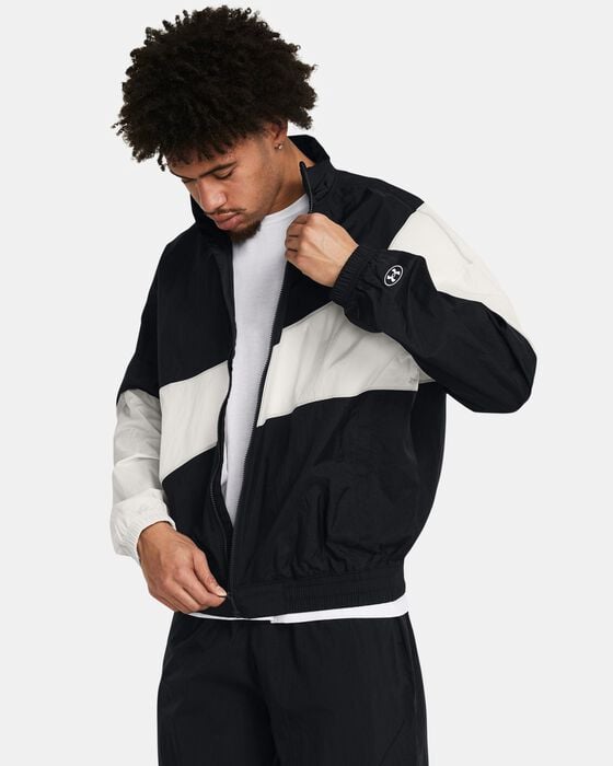 Men's UA Legacy Crinkle Jacket image number 0