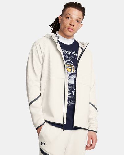 Men's UA Unstoppable Fleece Grid Full-Zip