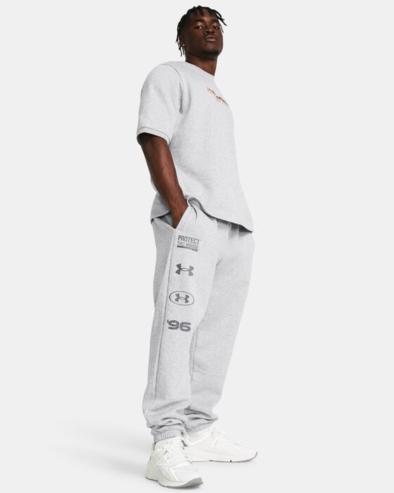 Men's UA Icon Fleece Puddle Pants image number 2