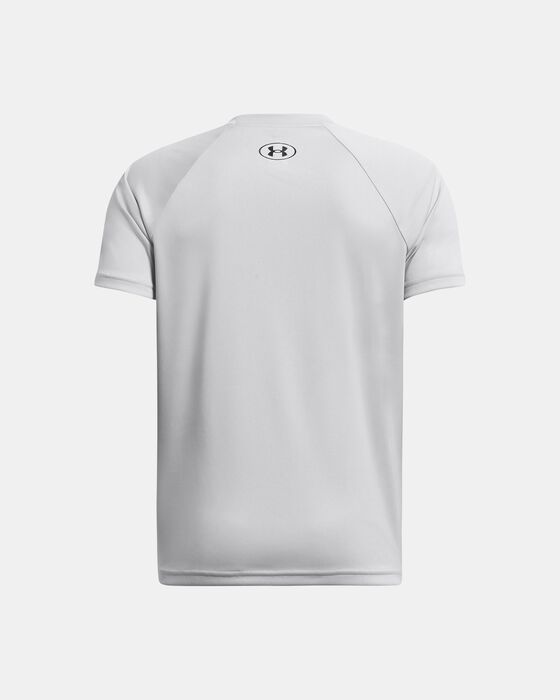 Boys' UA Tech™ Split Wordmark Short Sleeve image number 1