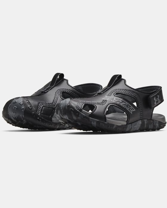 Pre-School UA Fat Tire Defender Sandals image number 3
