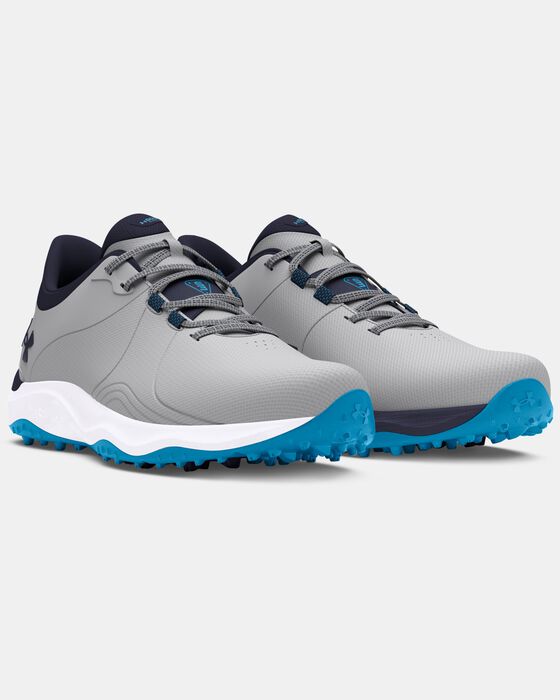 Men's UA Drive Pro Spikeless Wide Golf Shoes image number 3