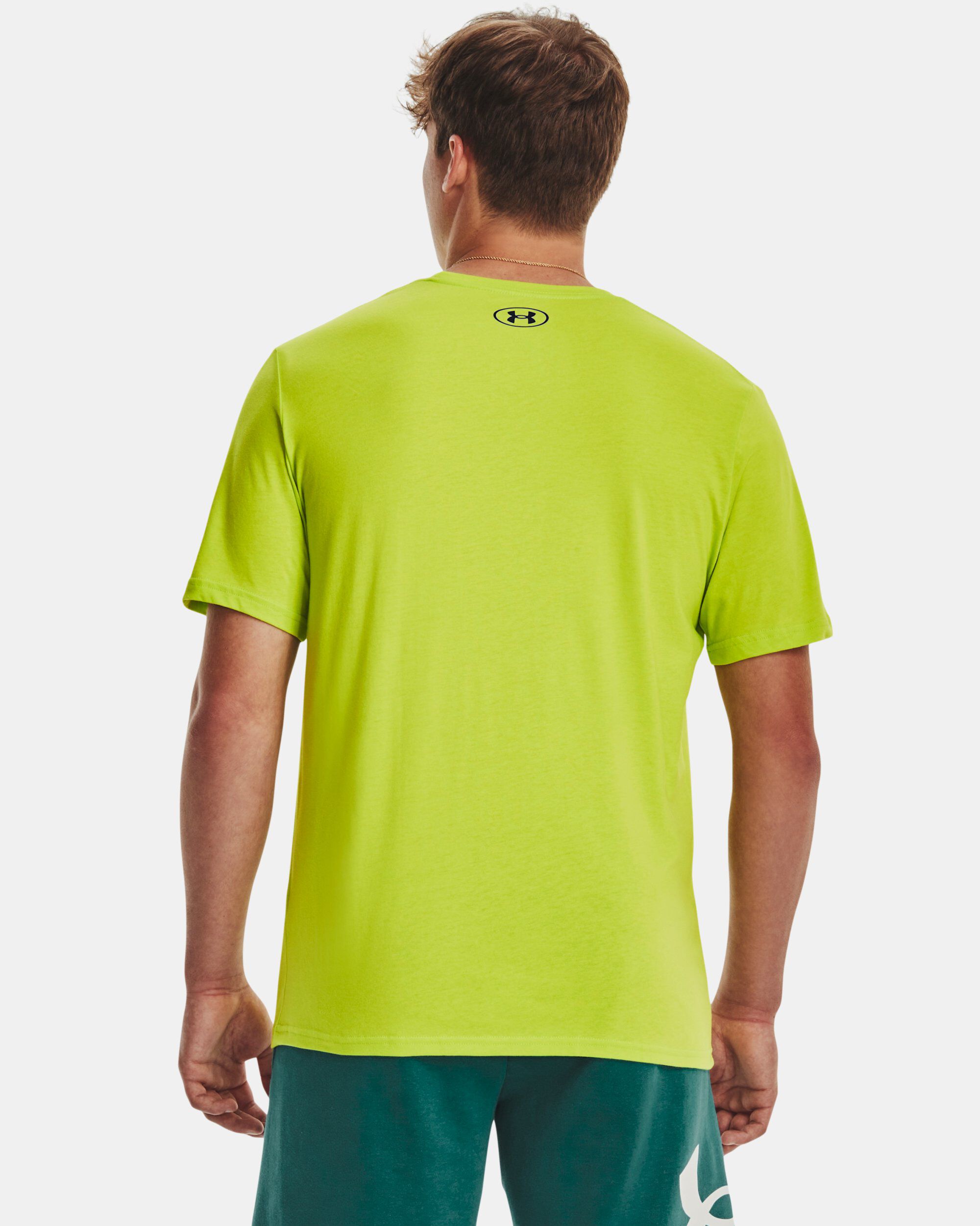Buy Men s UA Sportstyle Left Chest Short Sleeve Shirt Green in Dubai UAE Under Armour