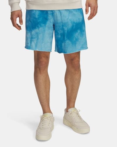 Men's UA Rival Terry Printed 8" Shorts Men's UA Rival Terry Printed 8" Shorts