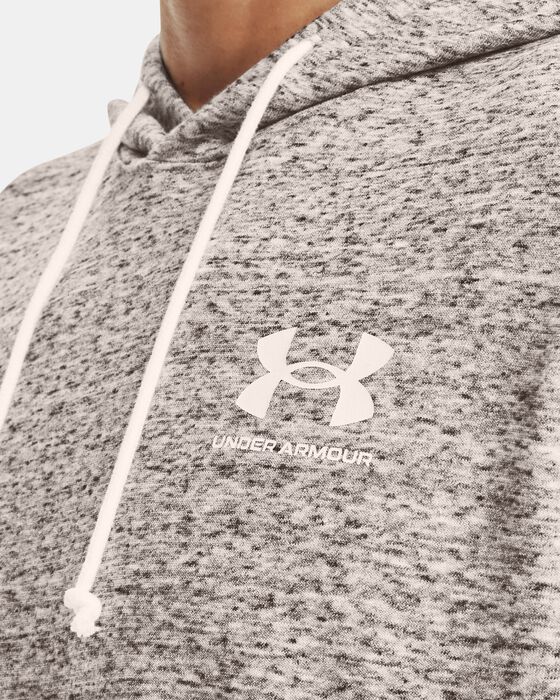 Men's UA Rival Terry Short Sleeve Hoodie image number 3