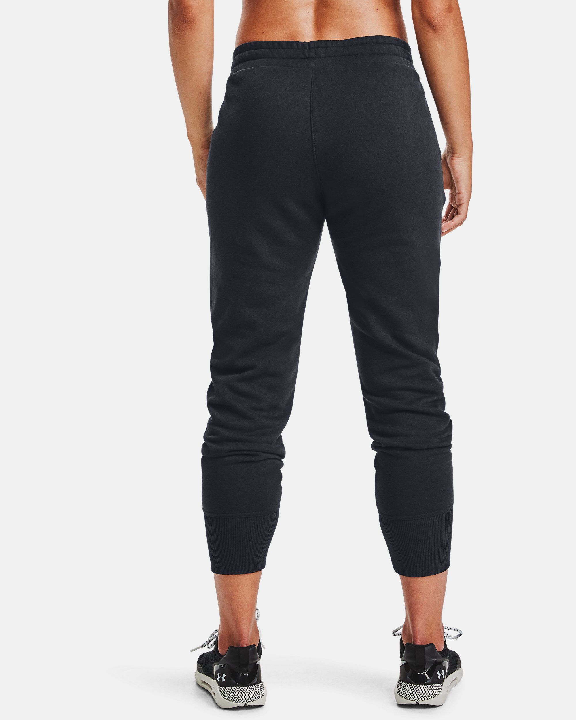 Women's ua rival fleece shine joggers deals