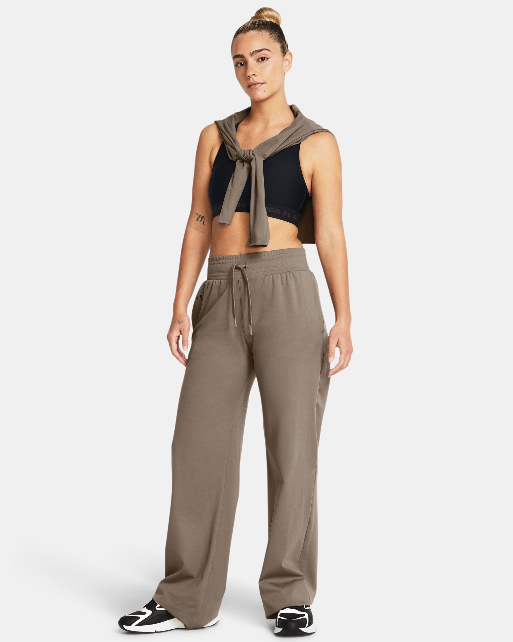 Buy Women s UA Motion Open Hem Pants Brown in Dubai UAE Under Armour