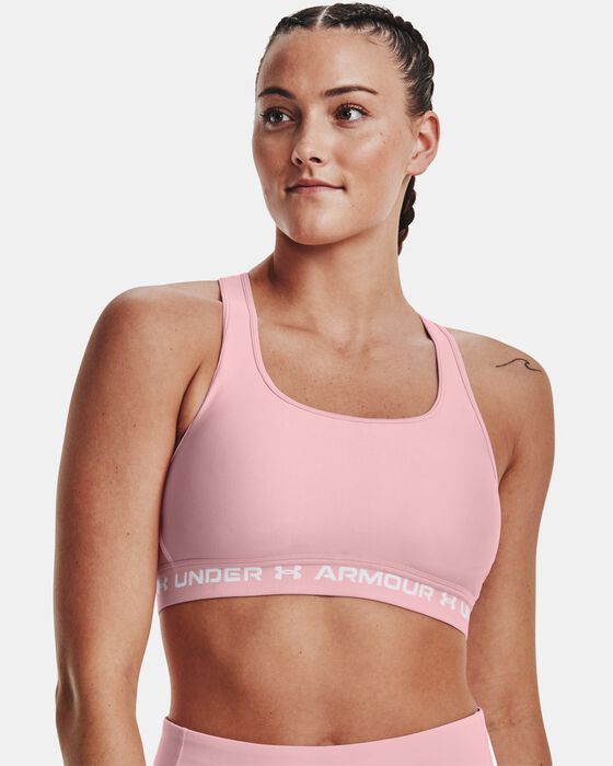 Women's Armour® Mid Crossback Sports Bra image number 2