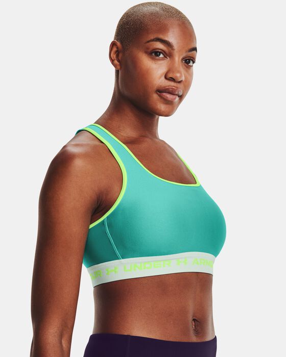 Under Armour Women's Armour® Mid Crossback Pocket Sports Bra Green in  Dubai, UAE